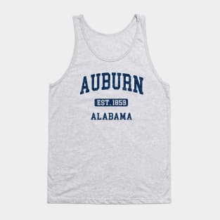 Auburn Alabama AL Vintage Sports Athletic Design Tank Top